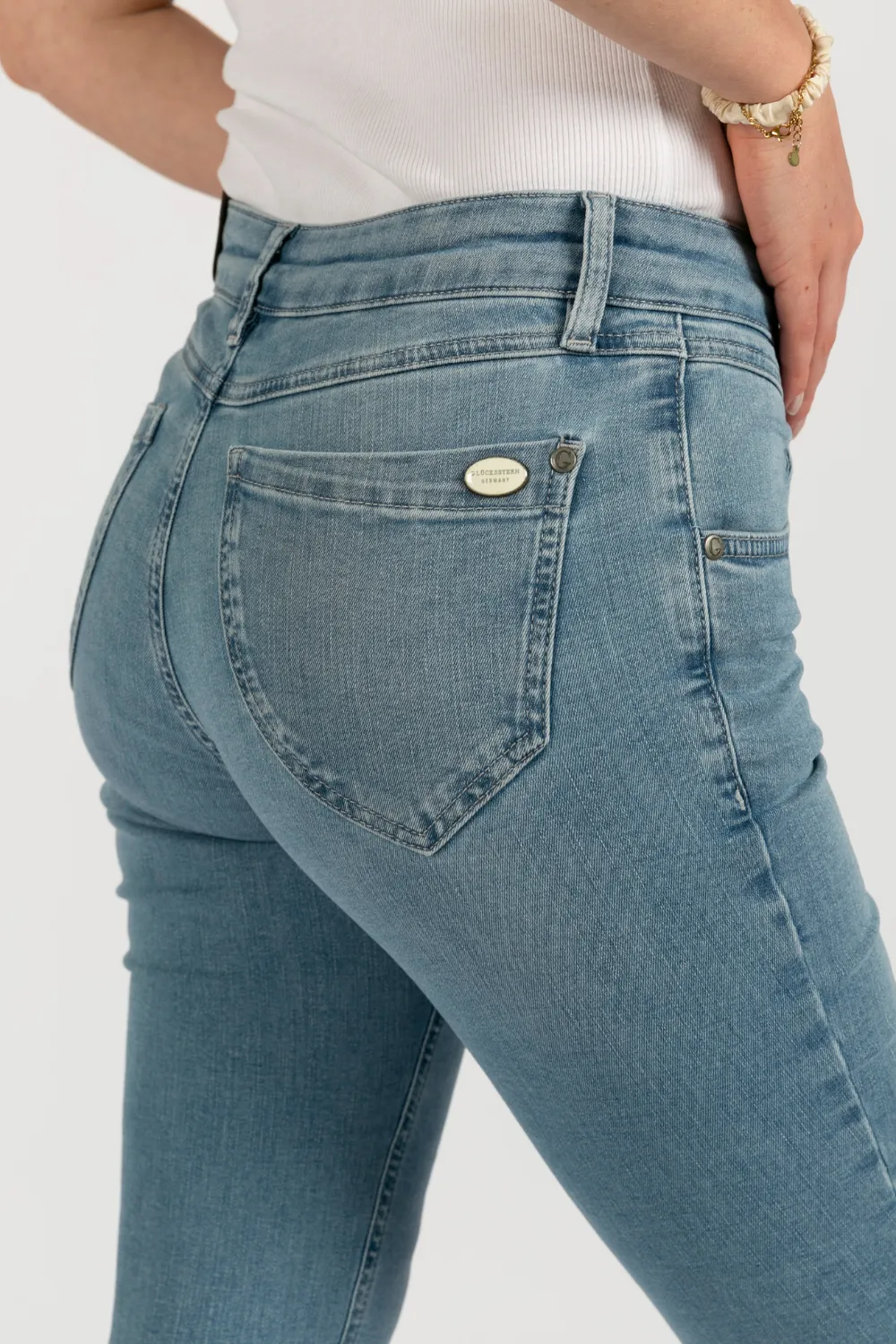 Jeans - Slim - Merle Mineralblau