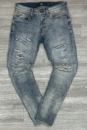Jordan Craig - crushed an rolled jeans (vintage)