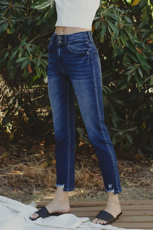 KanCan High Rise Slim Straight Jeans