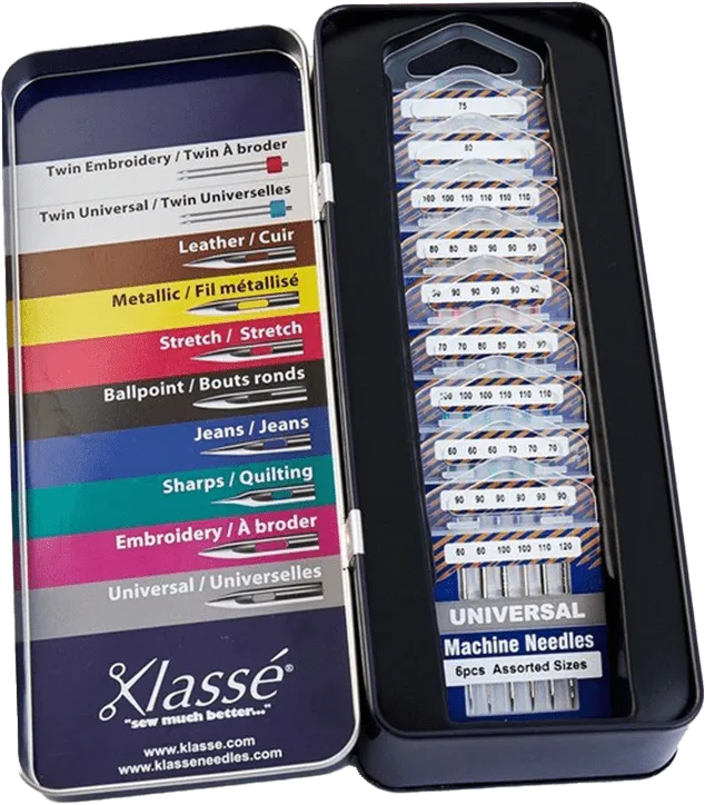 Klasse Needle Tin with 10 packs of Needles