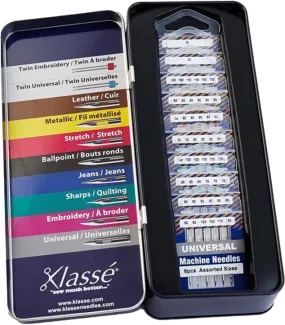 Klasse Needle Tin with 10 packs of Needles