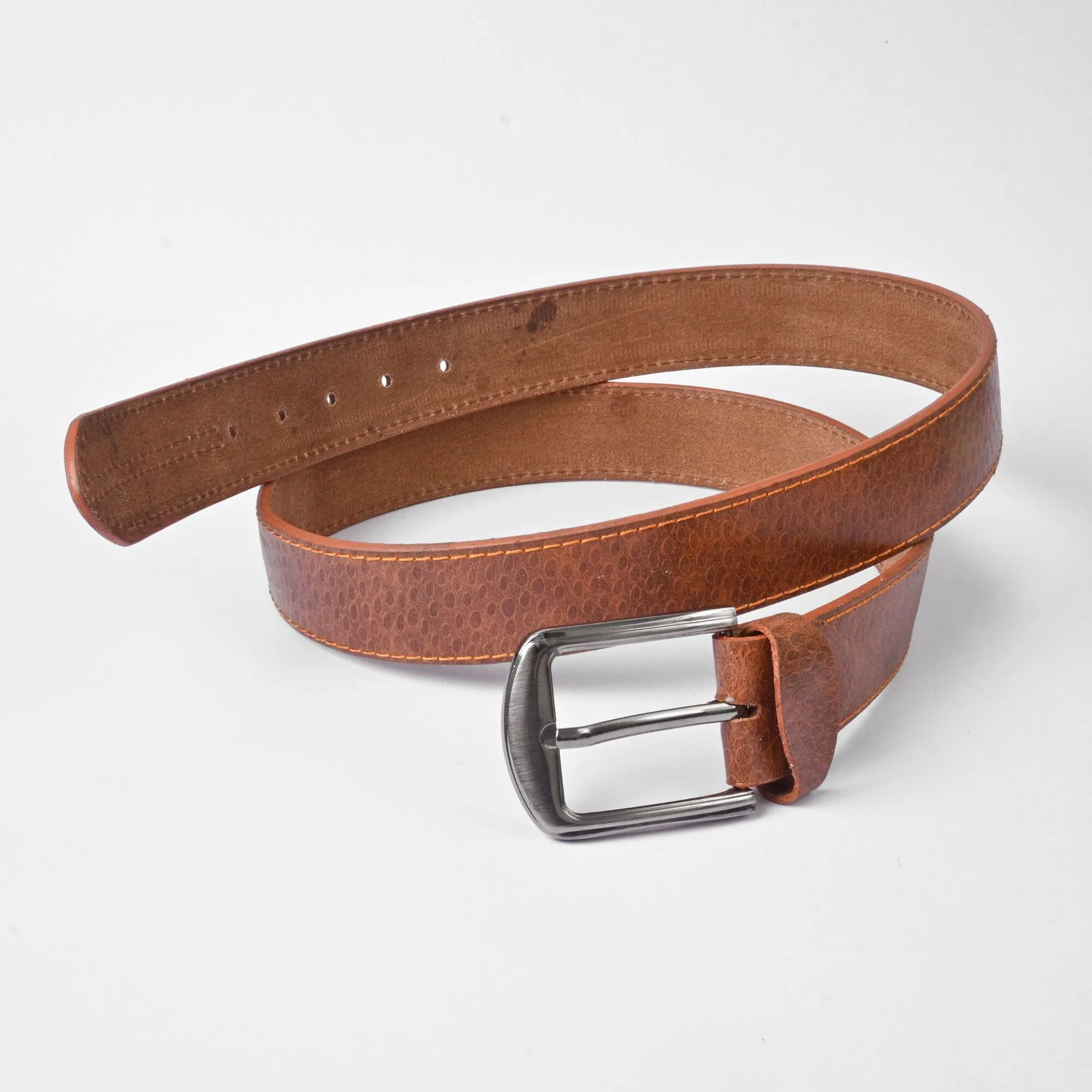 L&L Men's Genuine Ninove Leather Belt