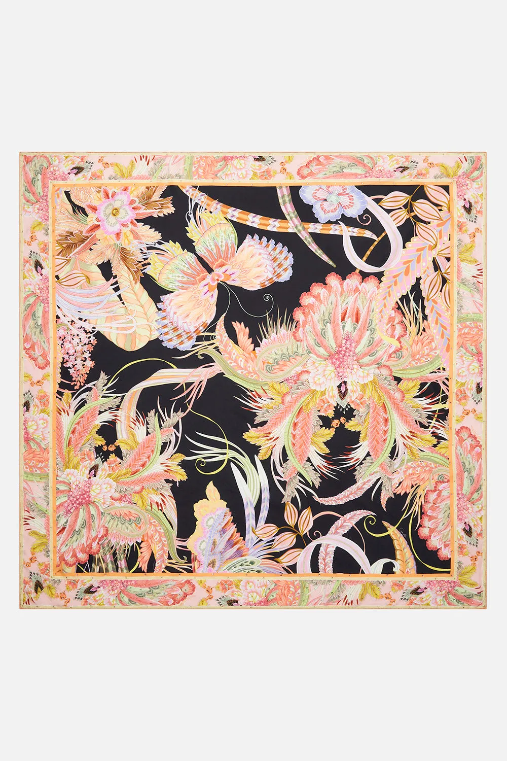 LARGE SQUARE SCARF LADY OF THE MOON