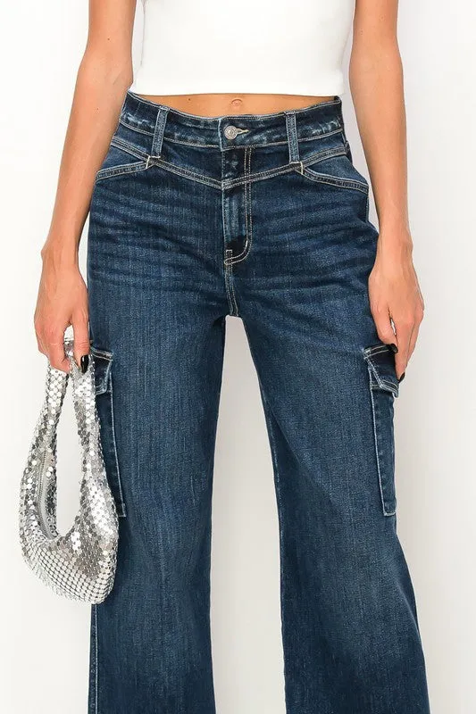 Lauren 90 Wide High Rise Wide Jeans