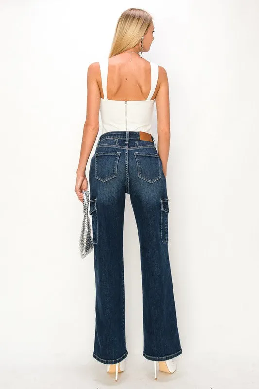 Lauren 90 Wide High Rise Wide Jeans