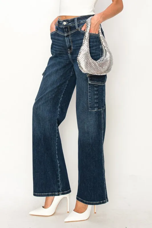 Lauren 90 Wide High Rise Wide Jeans