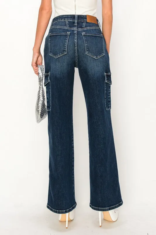 Lauren 90 Wide High Rise Wide Jeans