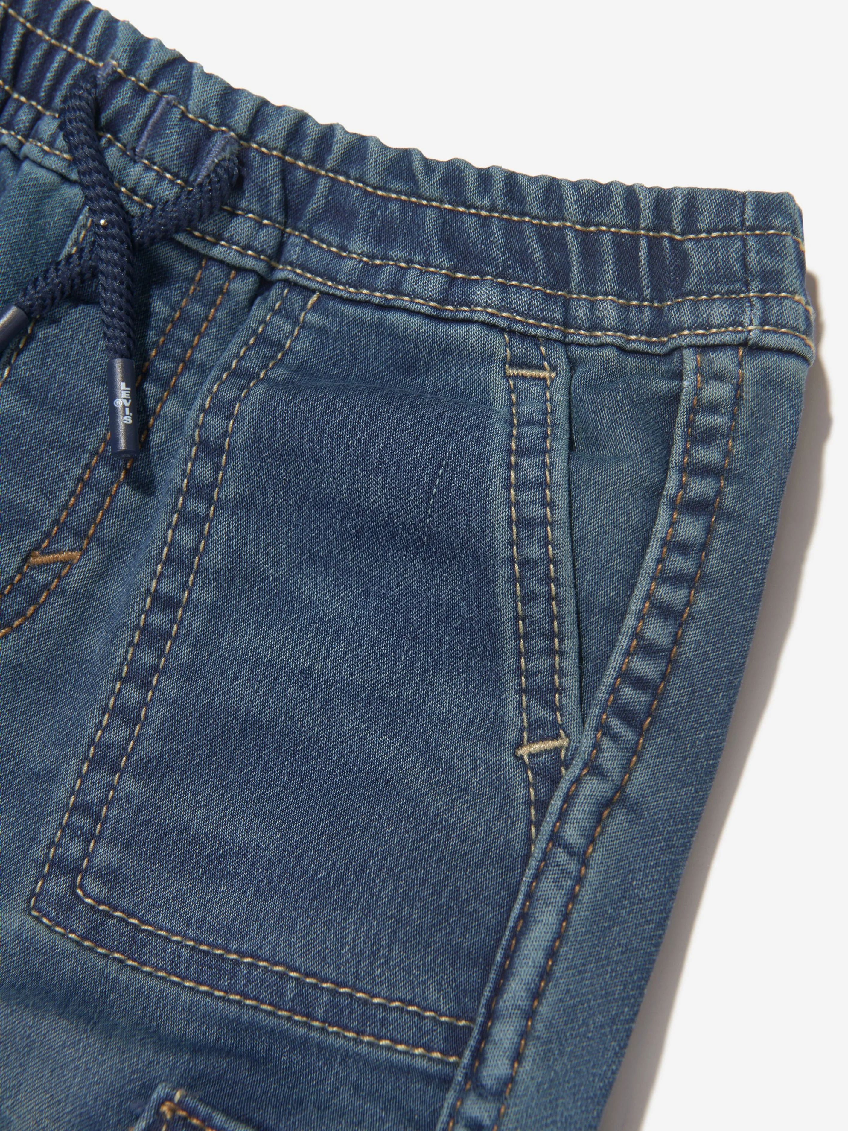 Levi's Baby Boys Relaxed Dobby Cargo Joogers in Blue