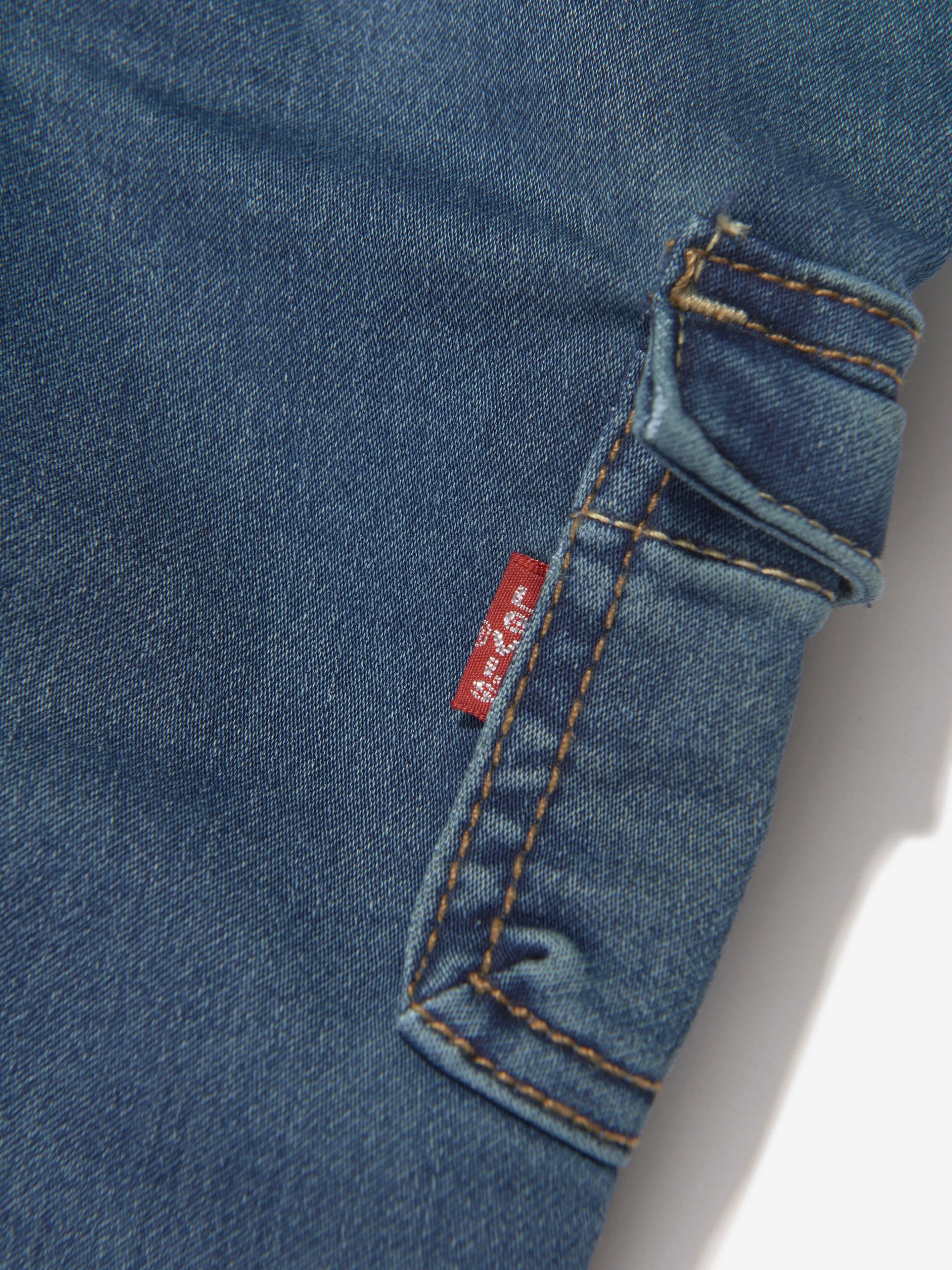 Levi's Baby Boys Relaxed Dobby Cargo Joogers in Blue