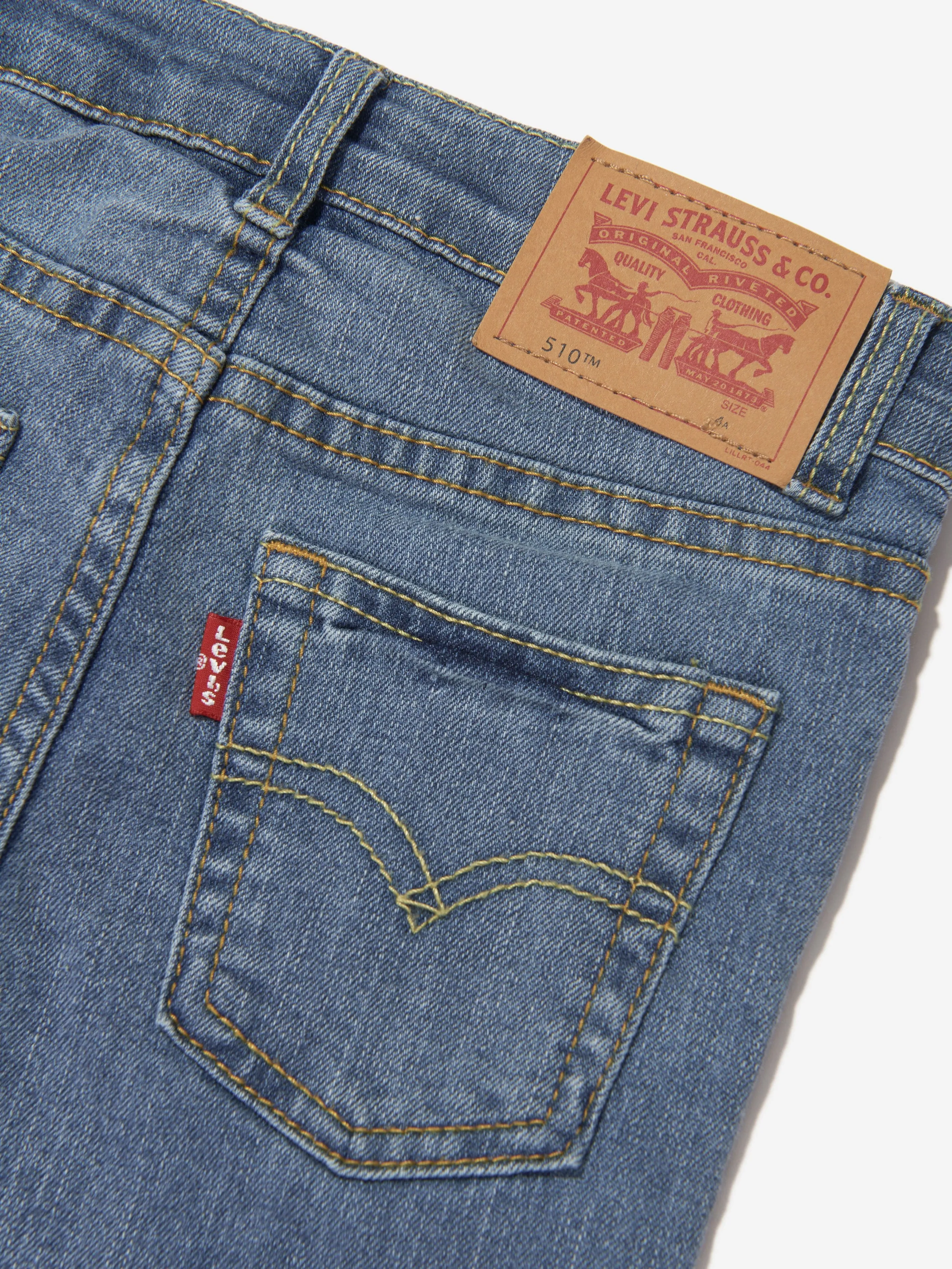 Levi's Girls 510 Skinny Fit Jeans in Blue