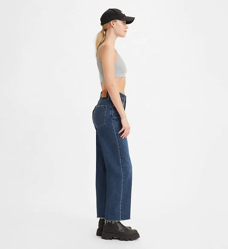 Levis Jeans Ribcage Straight Ankle Noe Down 726930089 blu