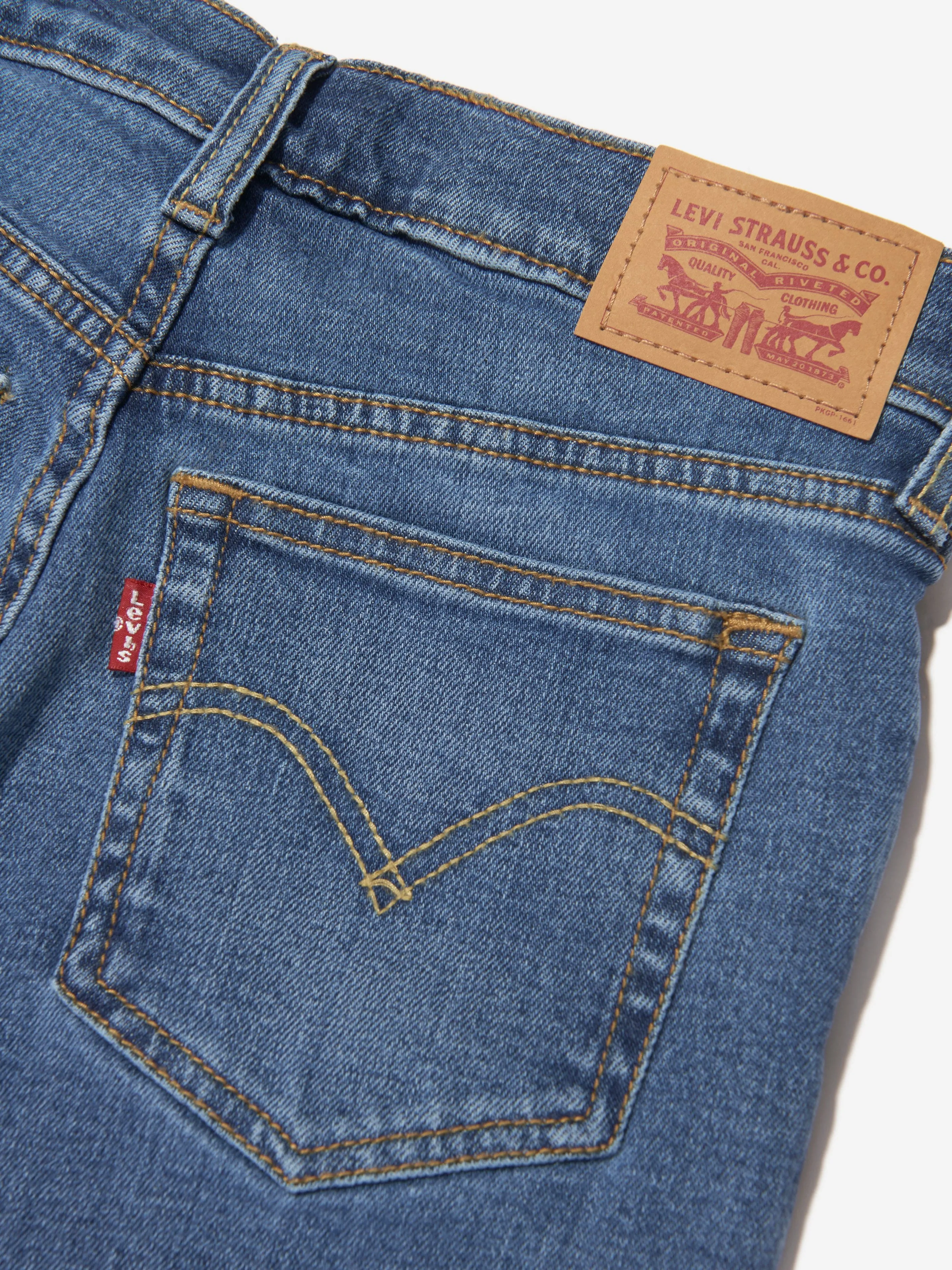 Levi's Wear Girls 501Original Jeans in Blue