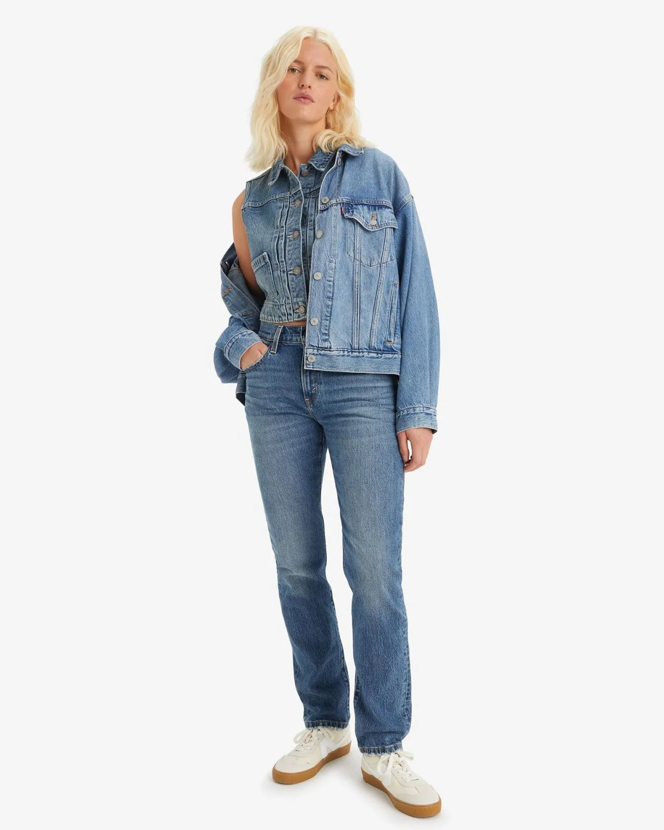 Levi's® Womens Middy Straight Jeans - On Trend