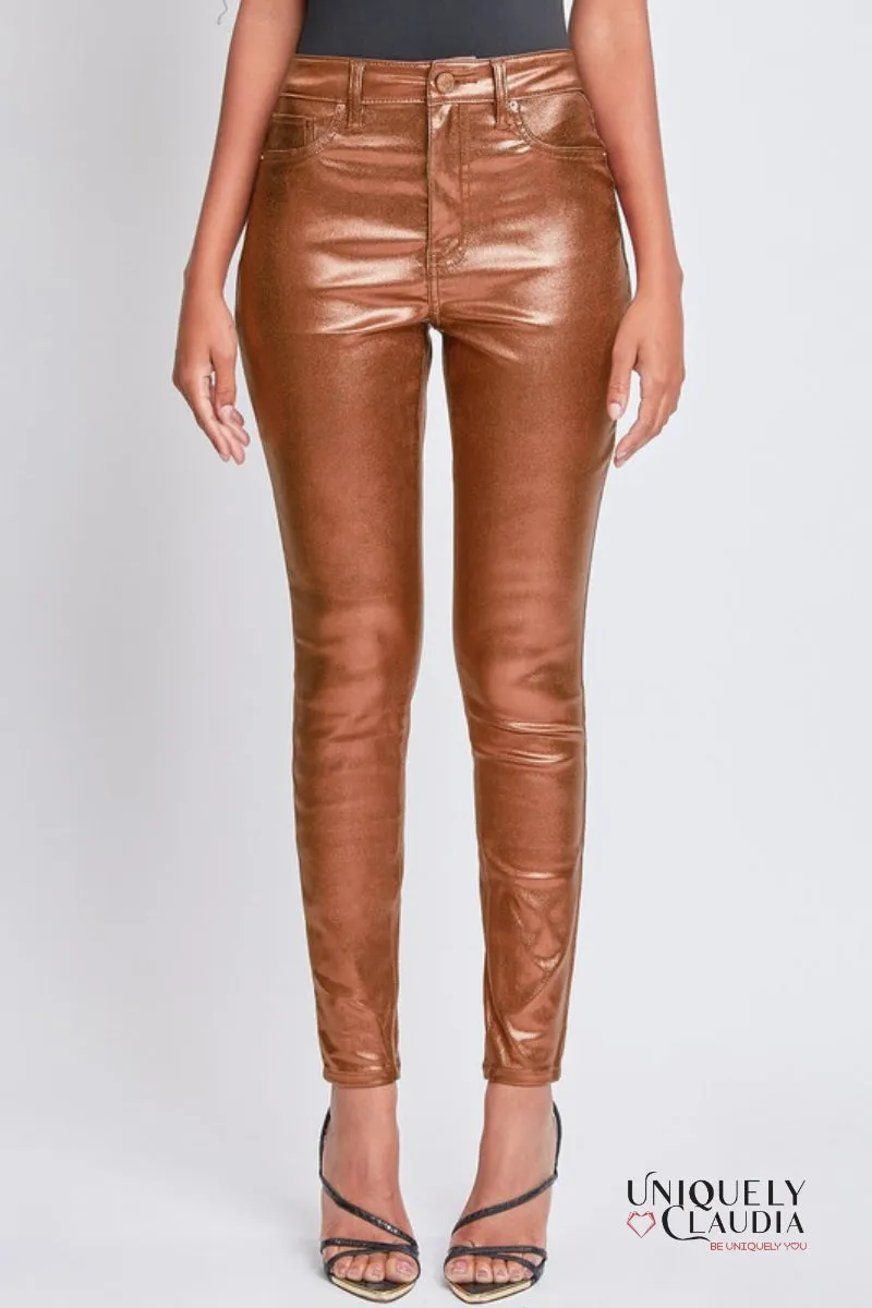 Lina High-Rise Metallic Skinny Jean