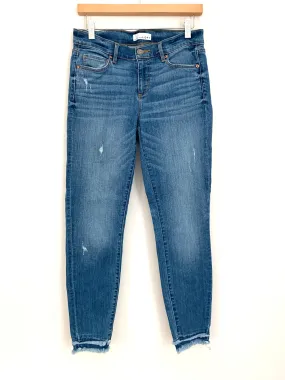 LOFT Light Wash Raw Hem Jeans- Size 27 (Inseam 27”)