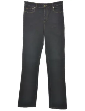 Low-Rise Black Jeans - W28 L33