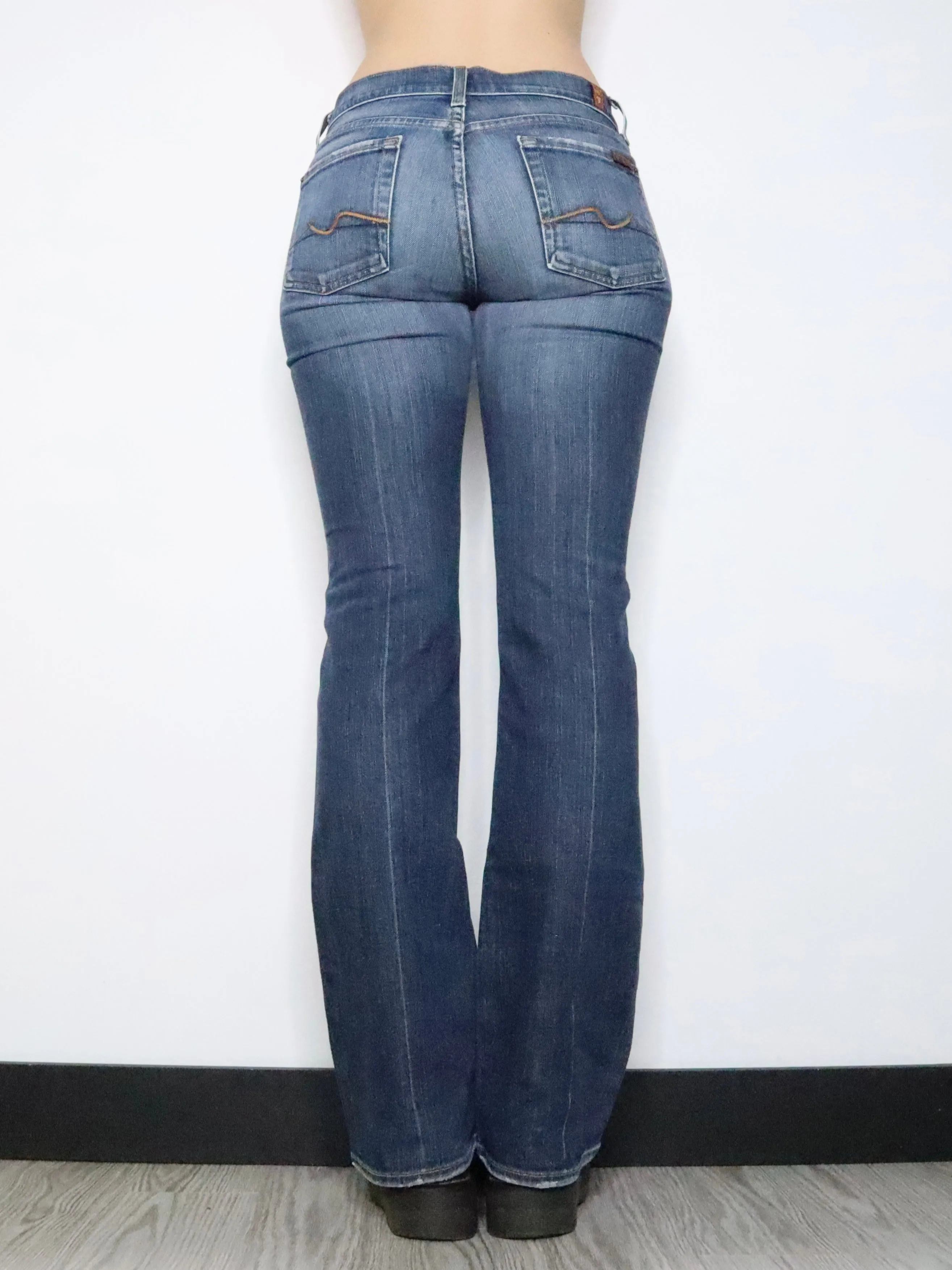 Low Rise Flare Jeans (S-M) 