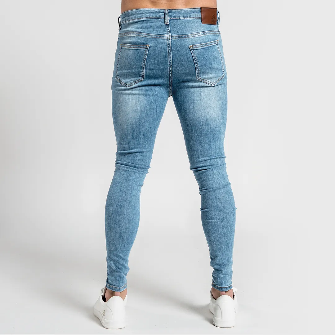 Luca Skinny Stretch - Distressed Light Blue