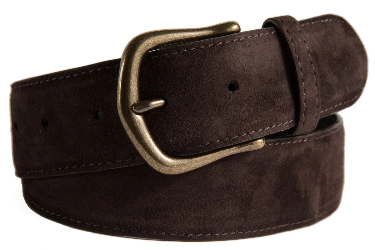 Madison Belt, (1.5") Antiqued Brass Buckle
