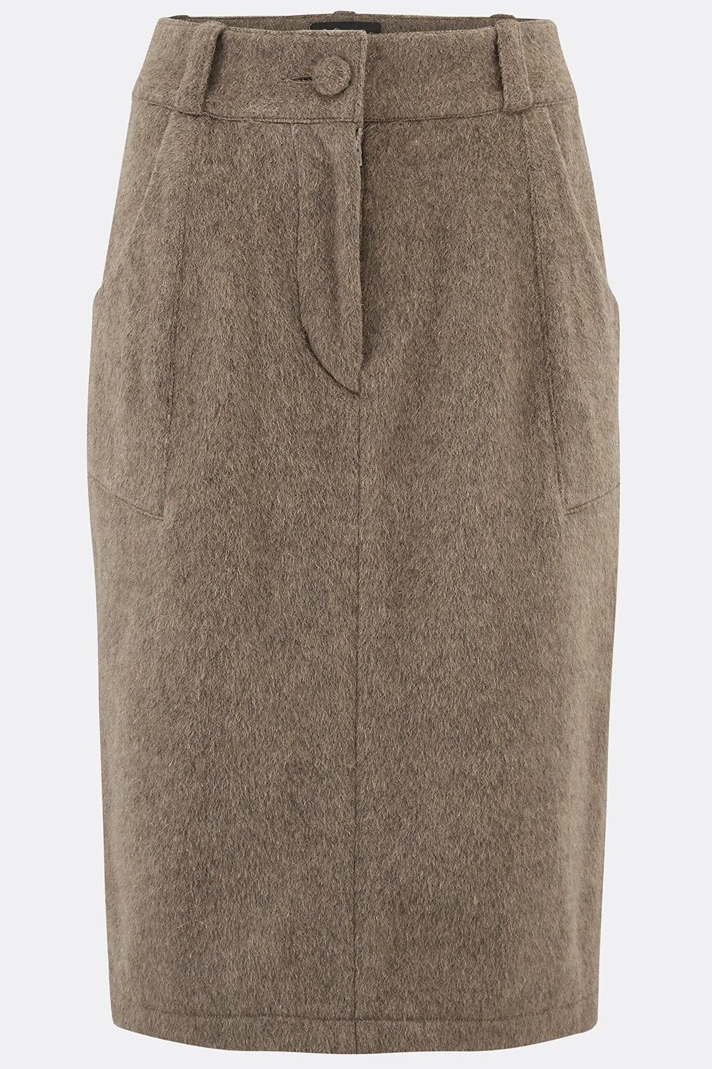 MAE SKIRT IN BEIGE ALPACA