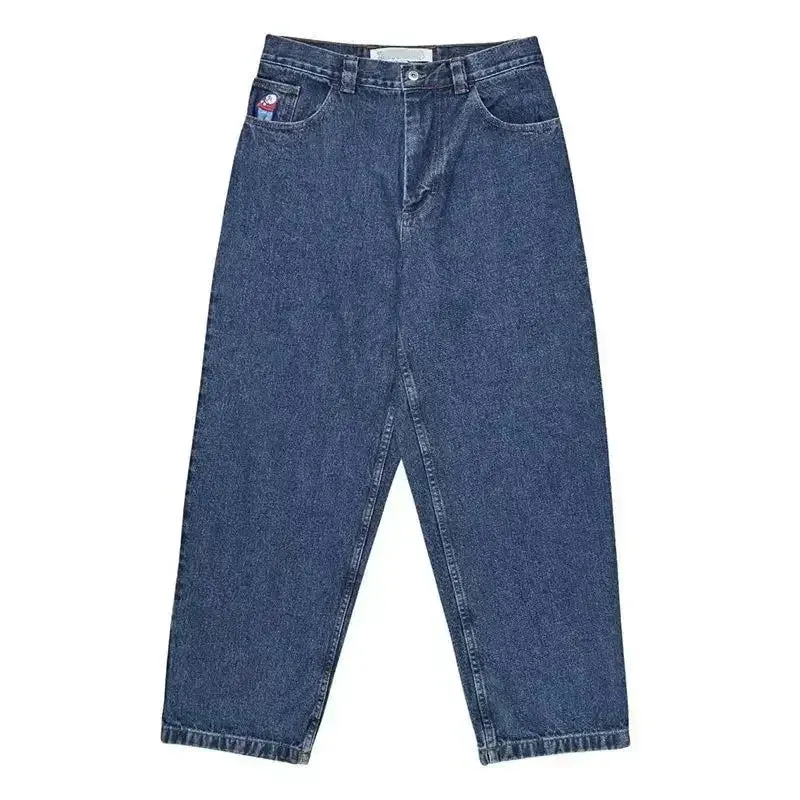 Men Streetwear Baggy Jeans Denim Leisure Pants Women