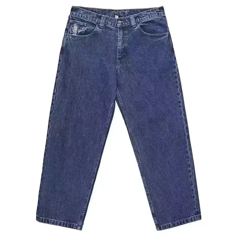 Men Streetwear Baggy Jeans Denim Leisure Pants Women