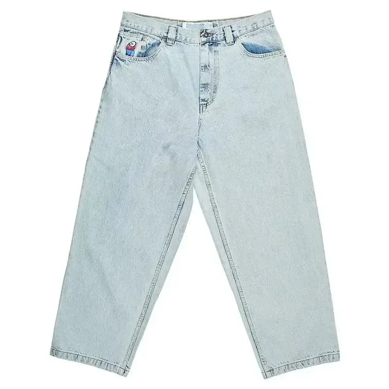 Men Streetwear Baggy Jeans Denim Leisure Pants Women