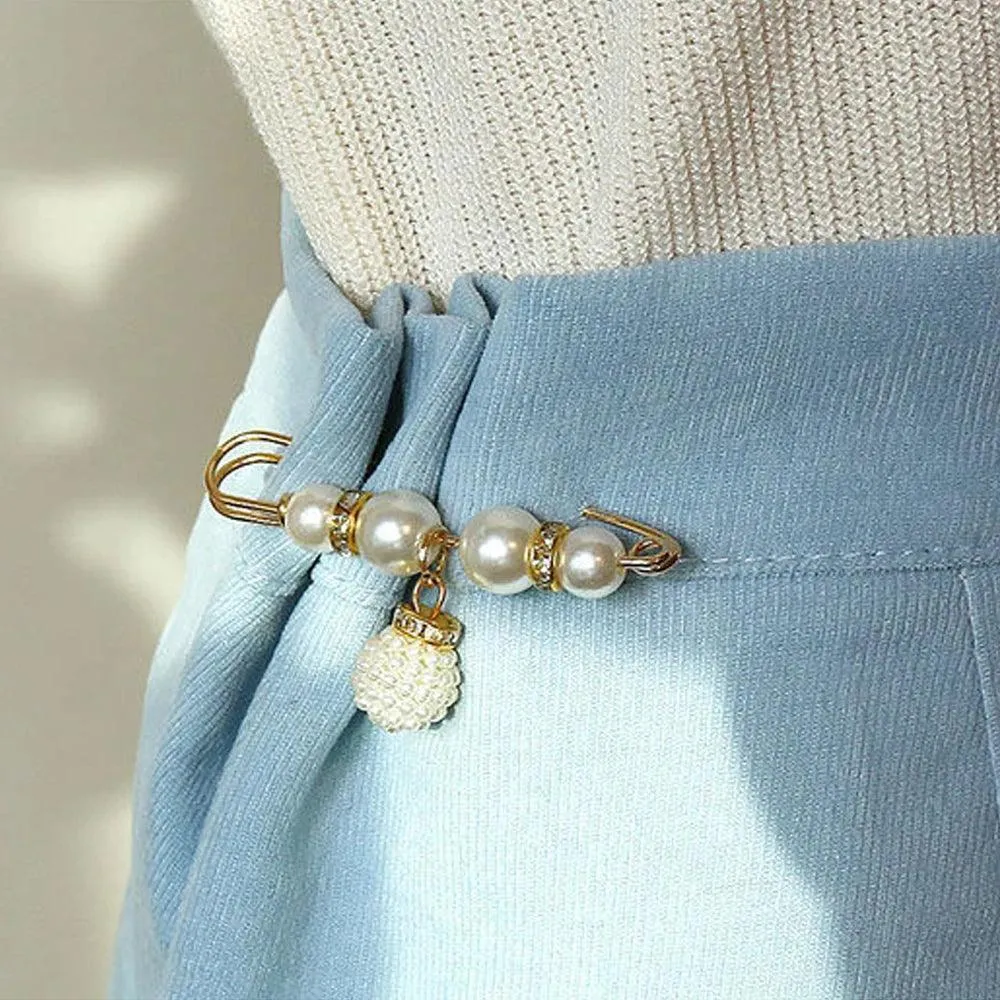 Metal Pin Waist Slimming Button: Adjustable Detachable Fastener