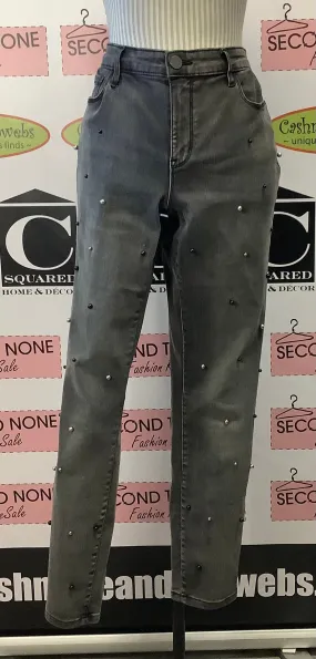 Metallic Ball Jeans (Size 31)
