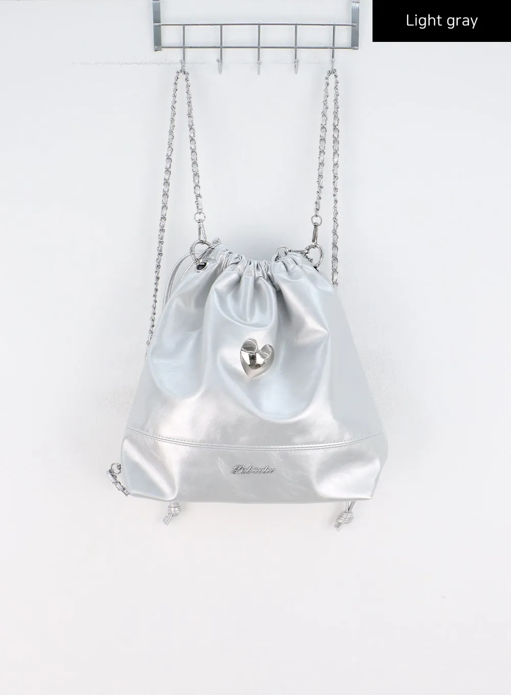 Metallic Chain Backpack CN324