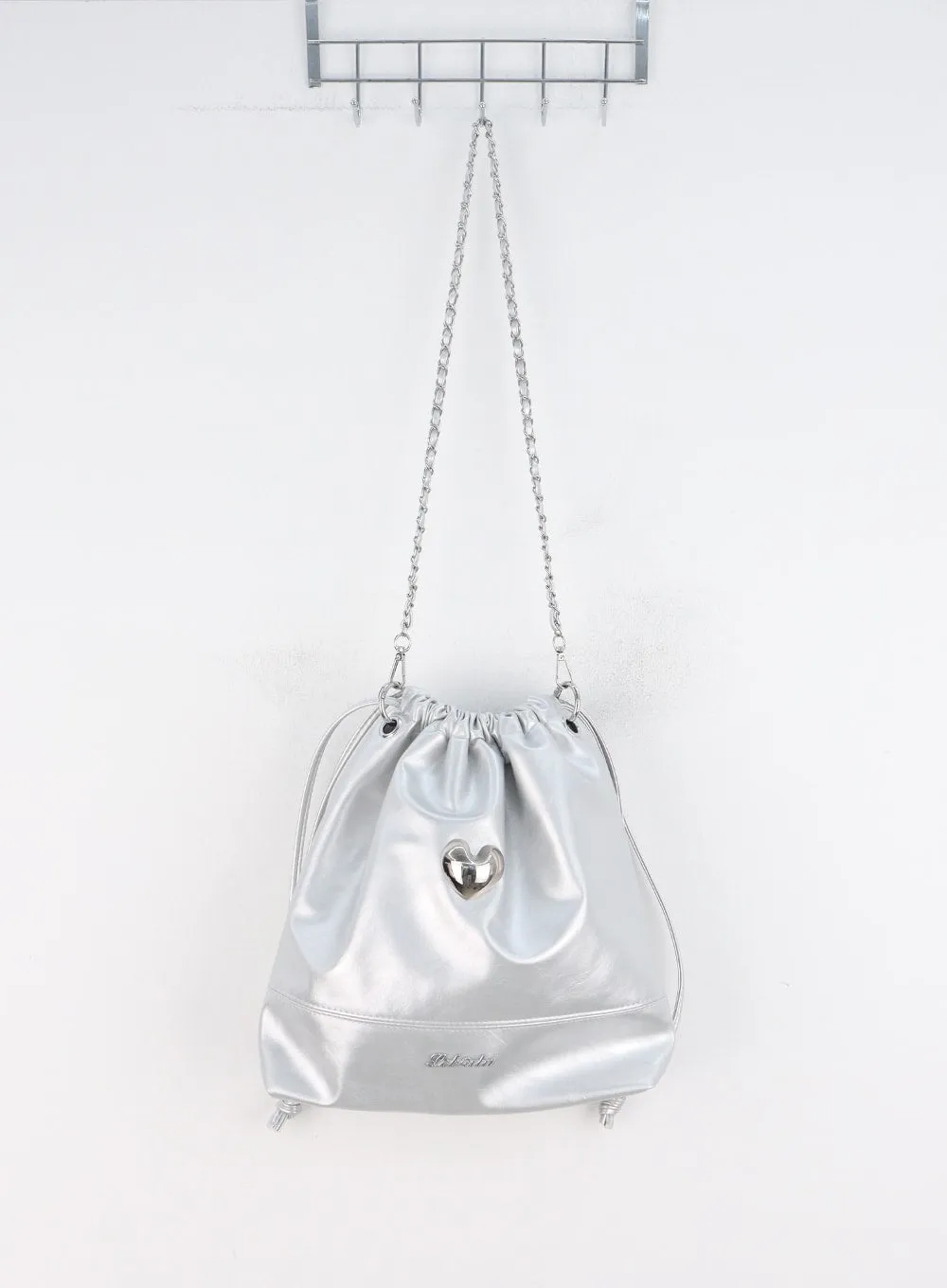 Metallic Chain Backpack CN324