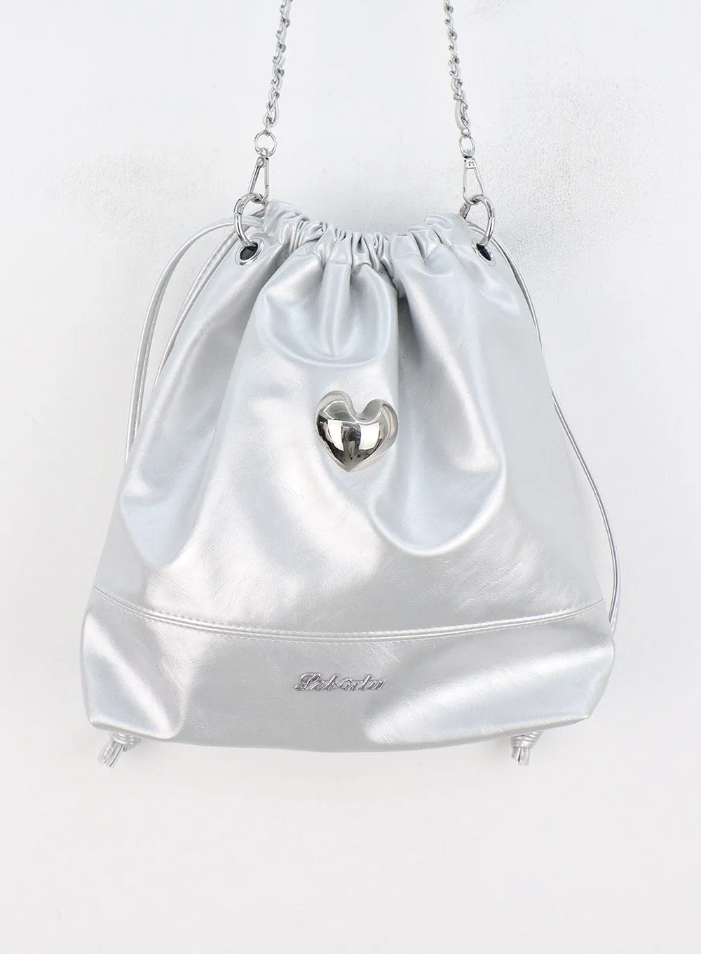Metallic Chain Backpack CN324