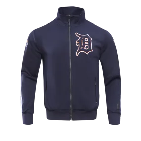MLB DETROIT TIGERS PRO TEAM MEN'S TRACK JACKET (MIDNIGHT NAVY / ORANGE)