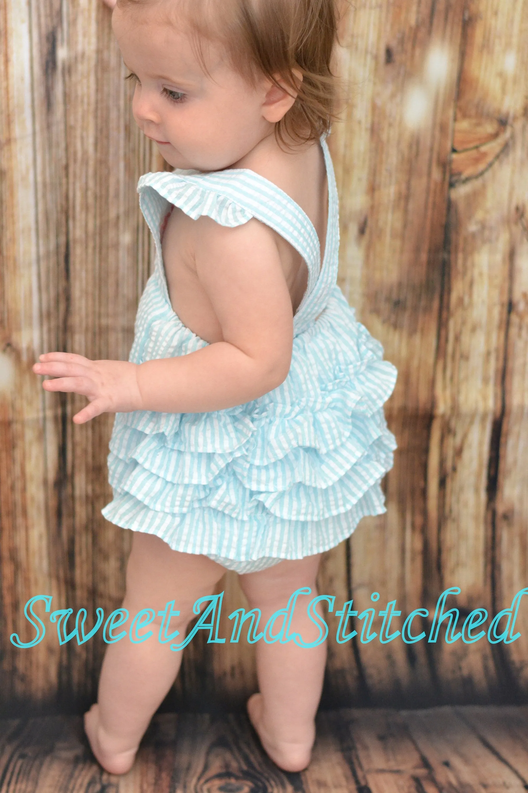 Monogrammed baby girl popsicle birthday outfit, 1st birthday outfit, personalized cake smash outfit with popsicles, cake smash romper