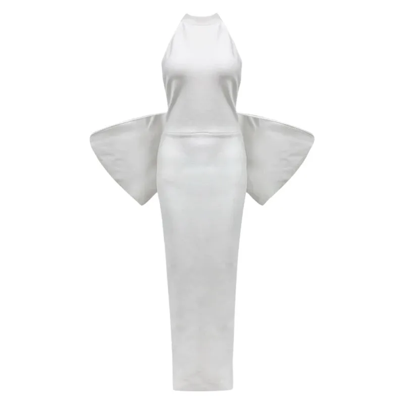 Orabelle Big Bow Decor Bodycon Dress