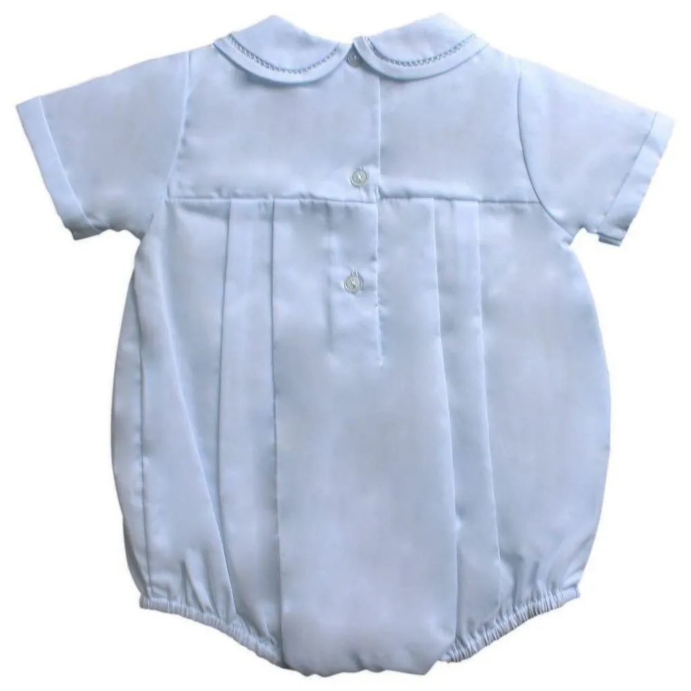 Petit Ami Boy Romper with Hand Stitching and Hat