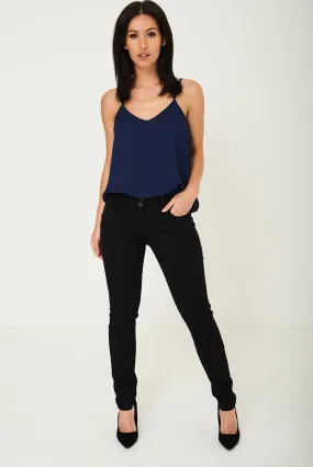 PETITE Black Jeans Ex Brand