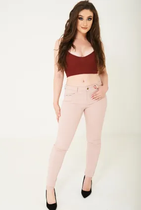 Pink Skinny Jeans
