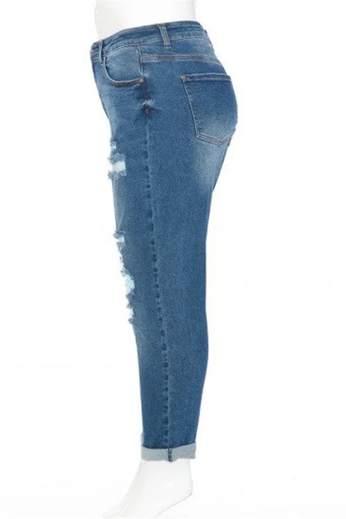 PLUS SIZE DESTRUCTED BOYFRIEND JEAN-4-4-3-1
