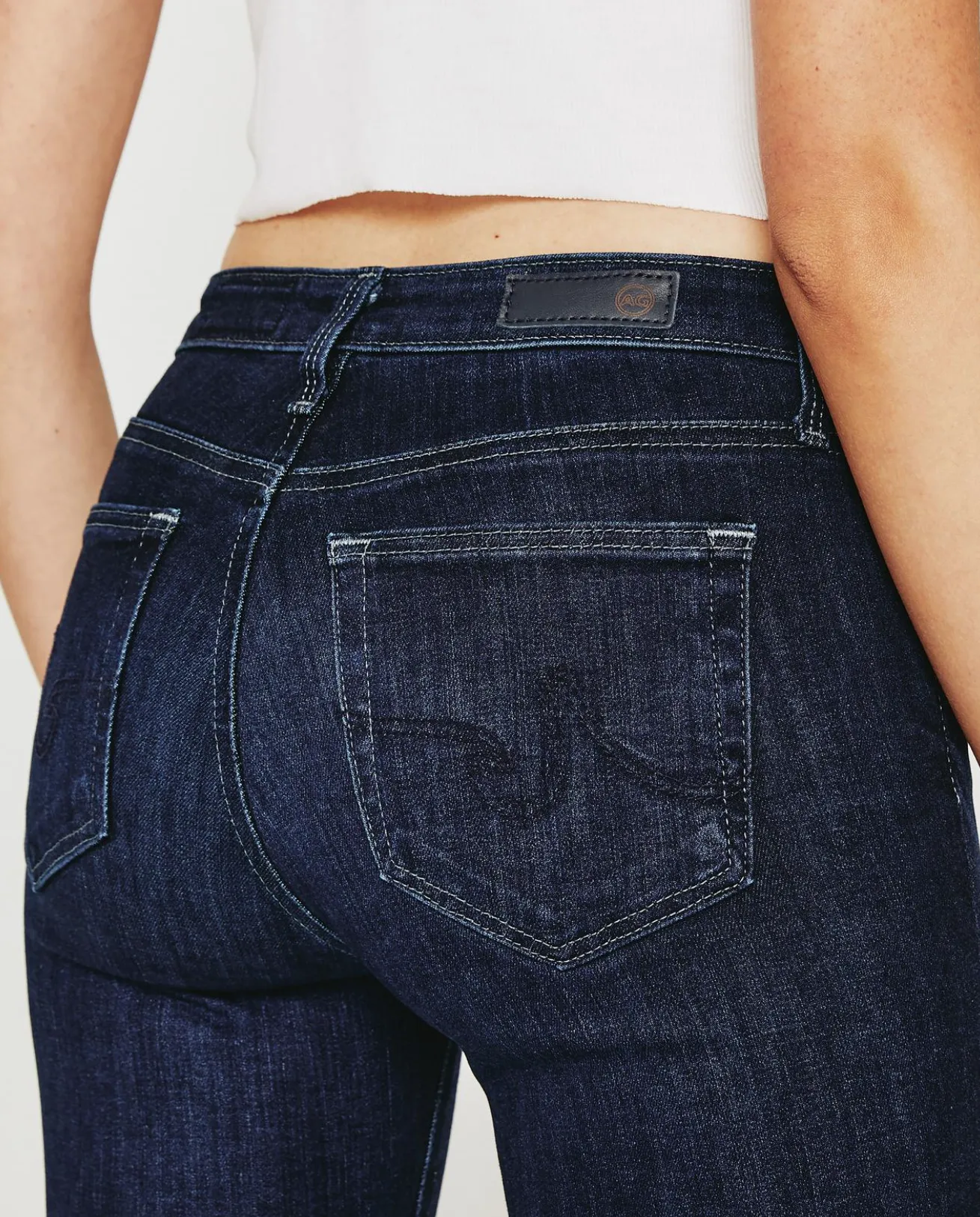 PRIMA MID RISE SLIM ANKLE IN CONCORD