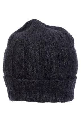 Pure Cashmere Wide Rib Beanie (Choice of Colors) by Wigens