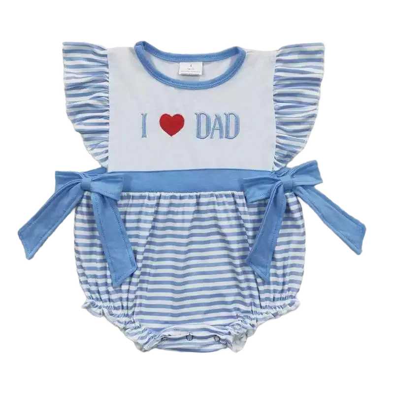 "I Love Dad" Summer Baby's Romper
