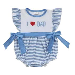 "I Love Dad" Summer Baby's Romper