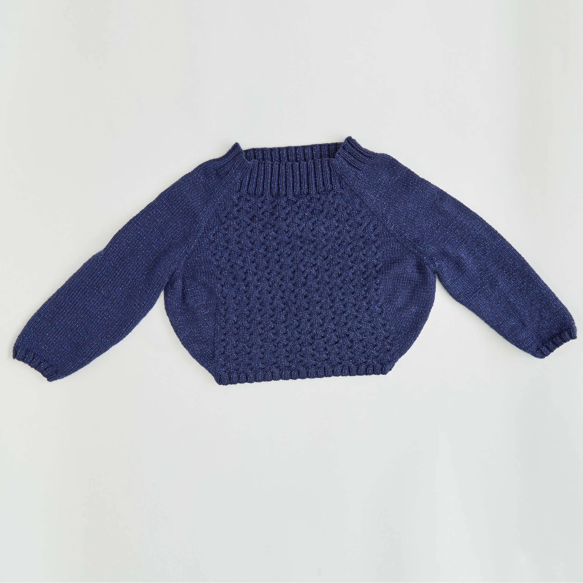 Red Heart Cable Knit Sweater
