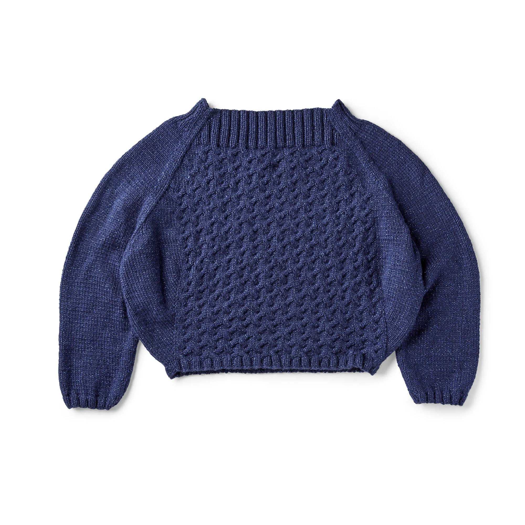 Red Heart Cable Knit Sweater