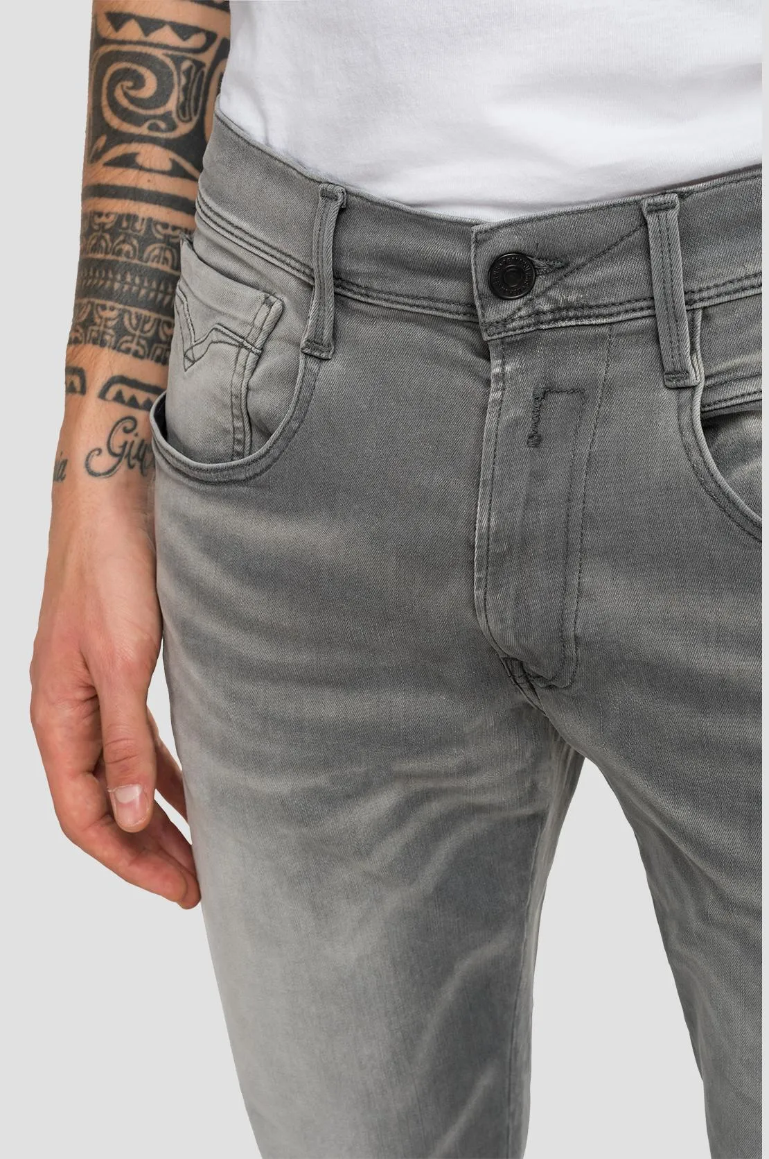 REPLAY JEANS ANBASS HYPERFLEX BIO M914Y.661A12