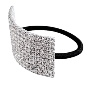 Rhinestone Ponytailer With No Damage Elastics