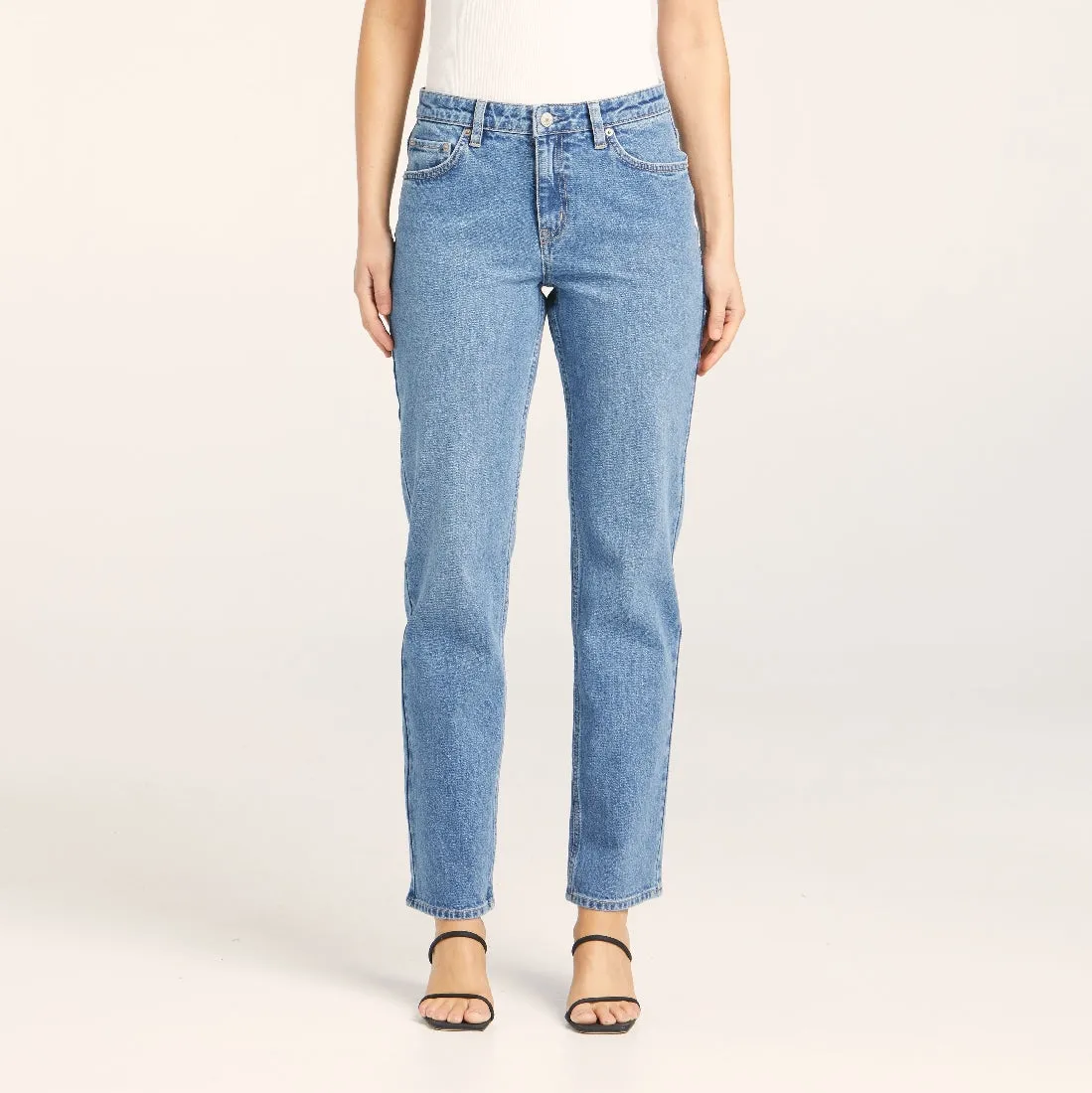 Riders Mid Vintage Straight Jean