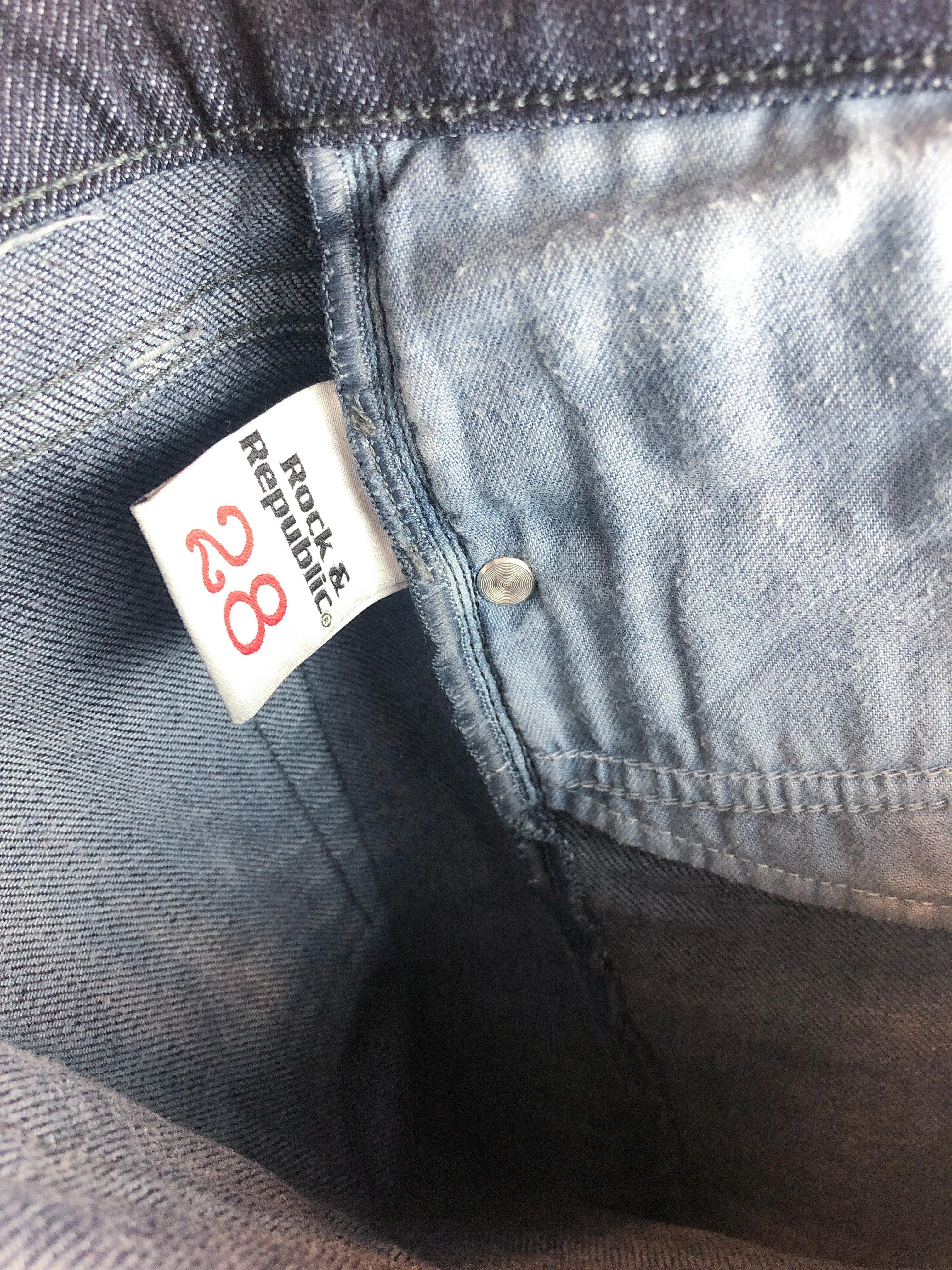 Rock & Republic, Kiedes Bootcut Jean with 'R' Pocket, Size 28 (6)