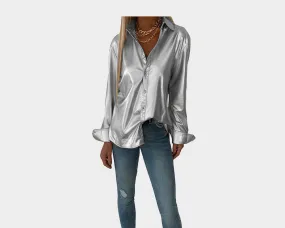 Silver Rush Long Sleeve Shirt - The Milan